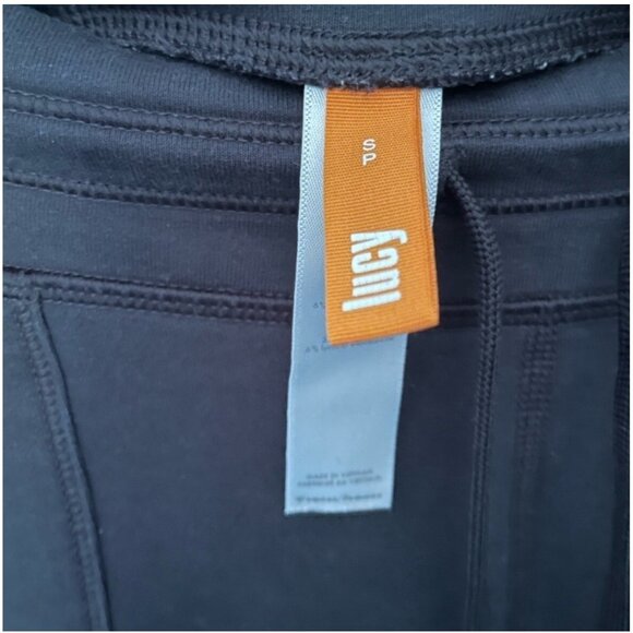 Lucy Athletic Capris Black Compression Cropped Pants Women’s Gym Medium - Picture 2 of 5